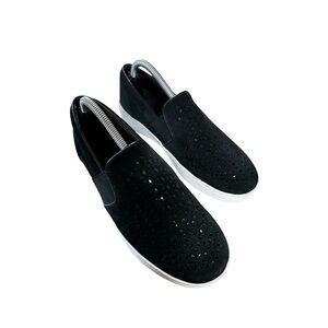 Women’s Vionic Size 7 Black Laser Cut “Kani” Slip On Shoes